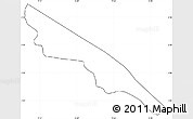 Blank Simple Map of Grand Anse Praslin, cropped outside, no labels