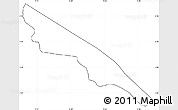 Blank Simple Map of Grand Anse Praslin, cropped outside