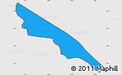 Political Simple Map of Grand Anse Praslin, cropped outside