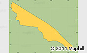 Savanna Style Simple Map of Grand Anse Praslin, cropped outside