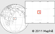 Blank Location Map of Silhouette Is., within the entire country