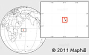 Blank Location Map of Silhouette Is.