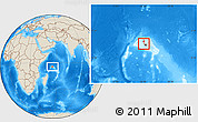 Shaded Relief Location Map of Silhouette Is.