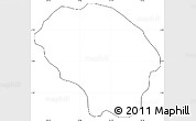 Blank Simple Map of Silhouette Is., no labels