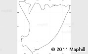 Blank Simple Map of Freetown