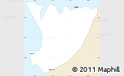 Classic Style Simple Map of Freetown