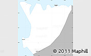 Gray Simple Map of Freetown