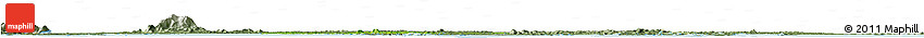 Physical Horizon Map of Singapore, semi-desaturated, land only