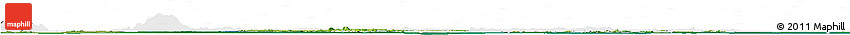 Physical Horizon Map of Singapore, single color outside, satellite sea