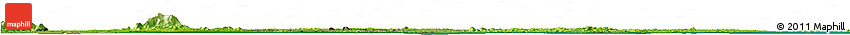 Satellite Horizon Map of Singapore, physical outside, satellite sea