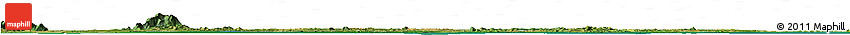 Satellite Horizon Map of Singapore