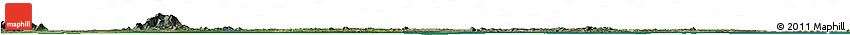 Satellite Horizon Map of Singapore, semi-desaturated, land only