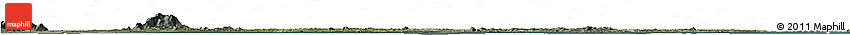 Satellite Horizon Map of Singapore, semi-desaturated