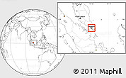 Savanna Style Location Map of Singapore, blank outside