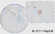 Savanna Style Location Map of Singapore, lighten, desaturated