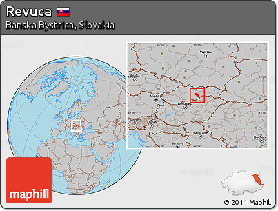Gray Location Map of Revuca