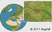 Satellite Location Map of Revuca