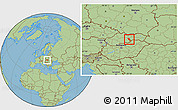 Savanna Style Location Map of Revuca