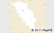 Classic Style Simple Map of Revuca, single color outside