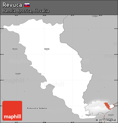 Gray Simple Map of Revuca
