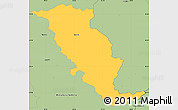 Savanna Style Simple Map of Revuca