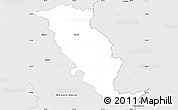 Silver Style Simple Map of Revuca