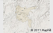 Shaded Relief Map of Zvolen, lighten