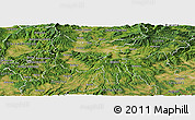 Satellite Panoramic Map of Zvolen