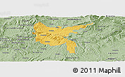 Savanna Style Panoramic Map of Zvolen