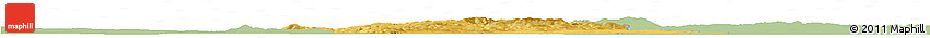 Savanna Style Horizon Map of Bratislava, single color outside