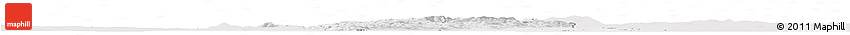 Silver Style Horizon Map of Bratislava, single color outside