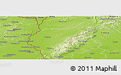 Physical Panoramic Map of Malacky