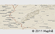 Shaded Relief Panoramic Map of Bratislava