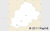 Classic Style Simple Map of Pezinok
