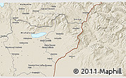 Shaded Relief 3D Map of Sobrance