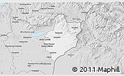 Silver Style 3D Map of Sobrance