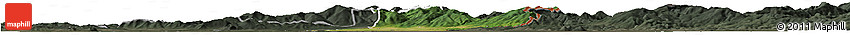 Satellite Horizon Map of Sobrance, darken, semi-desaturated