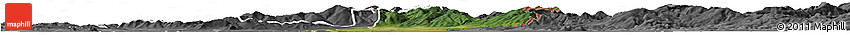 Satellite Horizon Map of Sobrance, desaturated