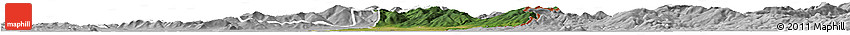 Satellite Horizon Map of Sobrance, lighten, desaturated