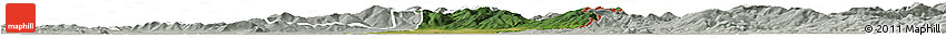 Satellite Horizon Map of Sobrance, lighten, semi-desaturated