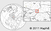 Blank Location Map of Sobrance