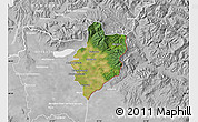 Satellite Map of Sobrance, lighten, desaturated