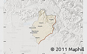 Shaded Relief Map of Sobrance, lighten, semi-desaturated