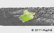 Physical Panoramic Map of Sobrance, darken, desaturated