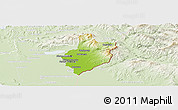 Physical Panoramic Map of Sobrance, lighten