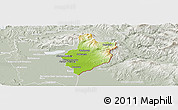 Physical Panoramic Map of Sobrance, lighten, semi-desaturated