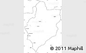 Blank Simple Map of Sobrance