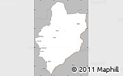 Gray Simple Map of Sobrance