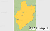 Savanna Style Simple Map of Sobrance