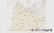 Shaded Relief 3D Map of Nitra, lighten